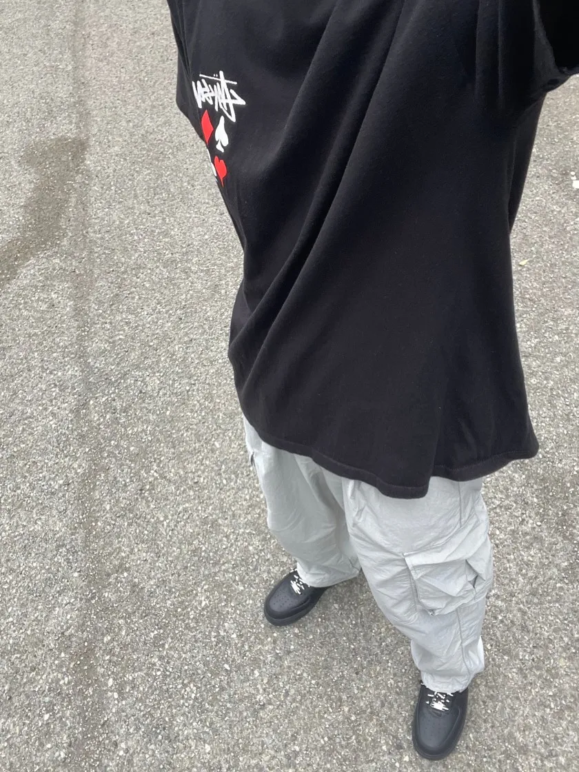 스투시 풀 덱 2 티셔츠 블랙 thumbnail 7