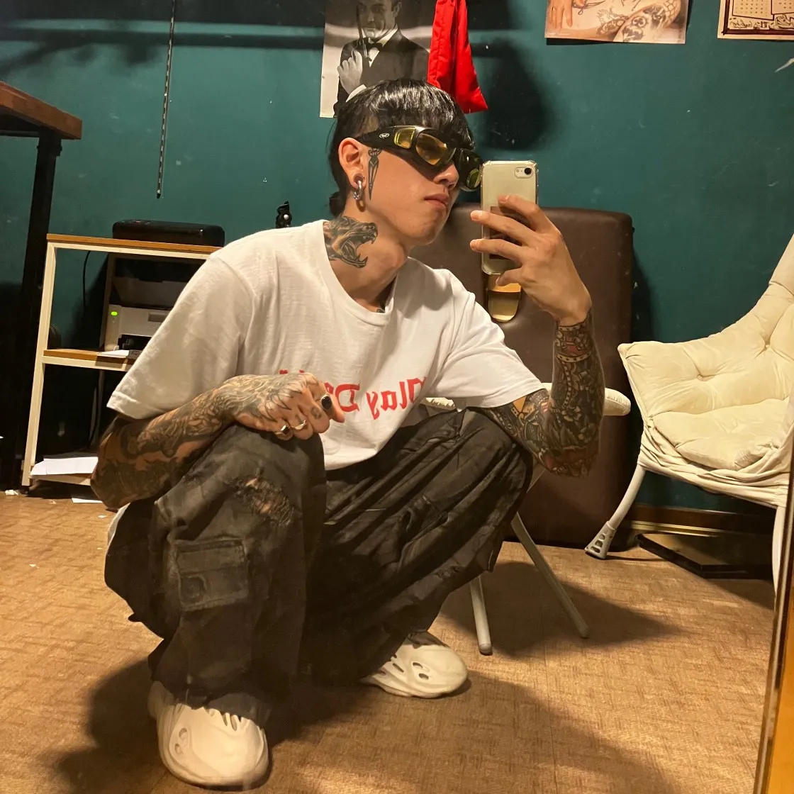 슈프림 플레이 데드 티셔츠 화이트 - 22FW thumbnail 9