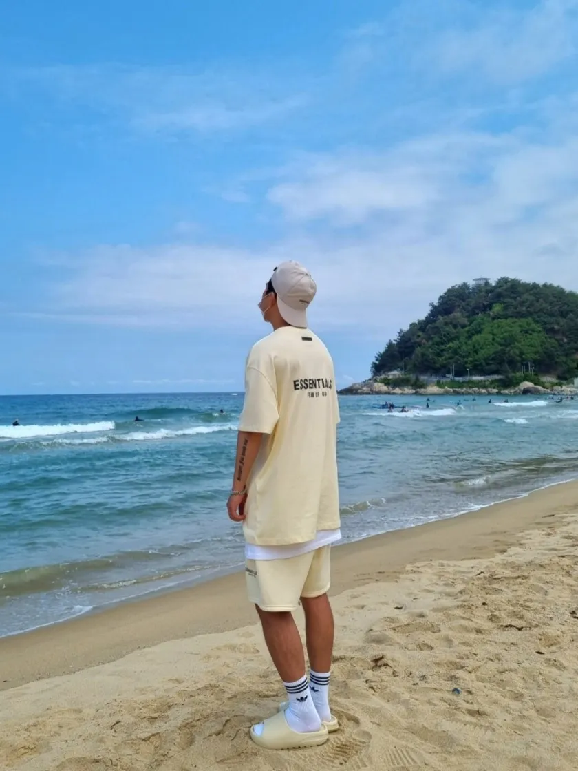 에센셜 티셔츠 크림 - 21SS thumbnail 8