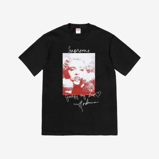 슈프림 마돈나 티셔츠 블랙 - 18FW