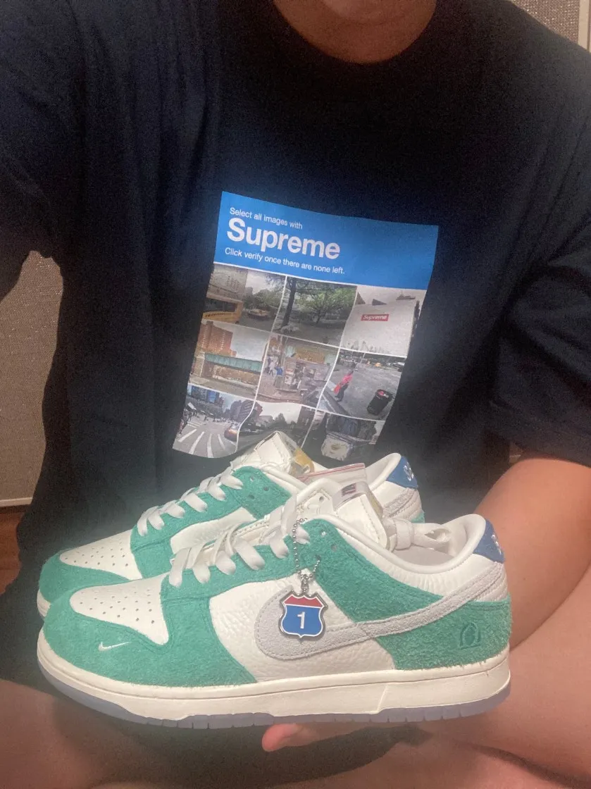 슈프림 베리파이 티셔츠 네이비 - 20FW thumbnail 4