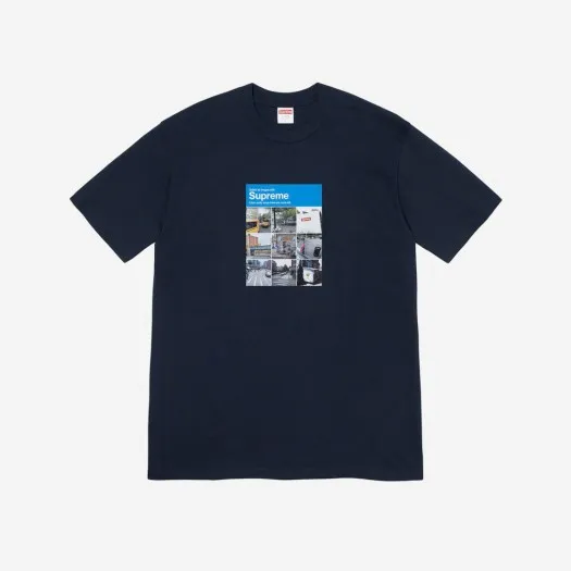 슈프림 베리파이 티셔츠 네이비 - 20FW