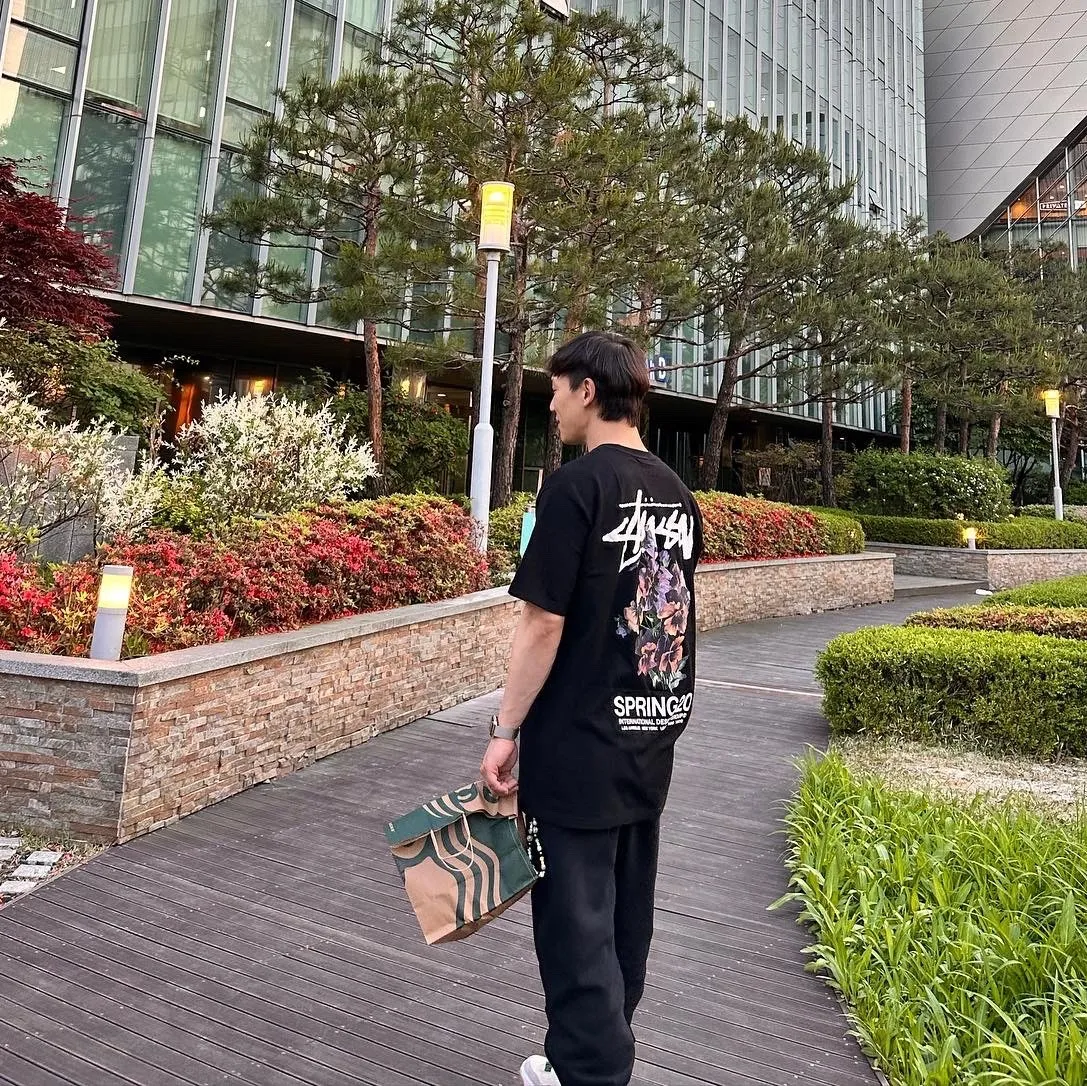 스투시 부케 티셔츠 블랙 thumbnail 9