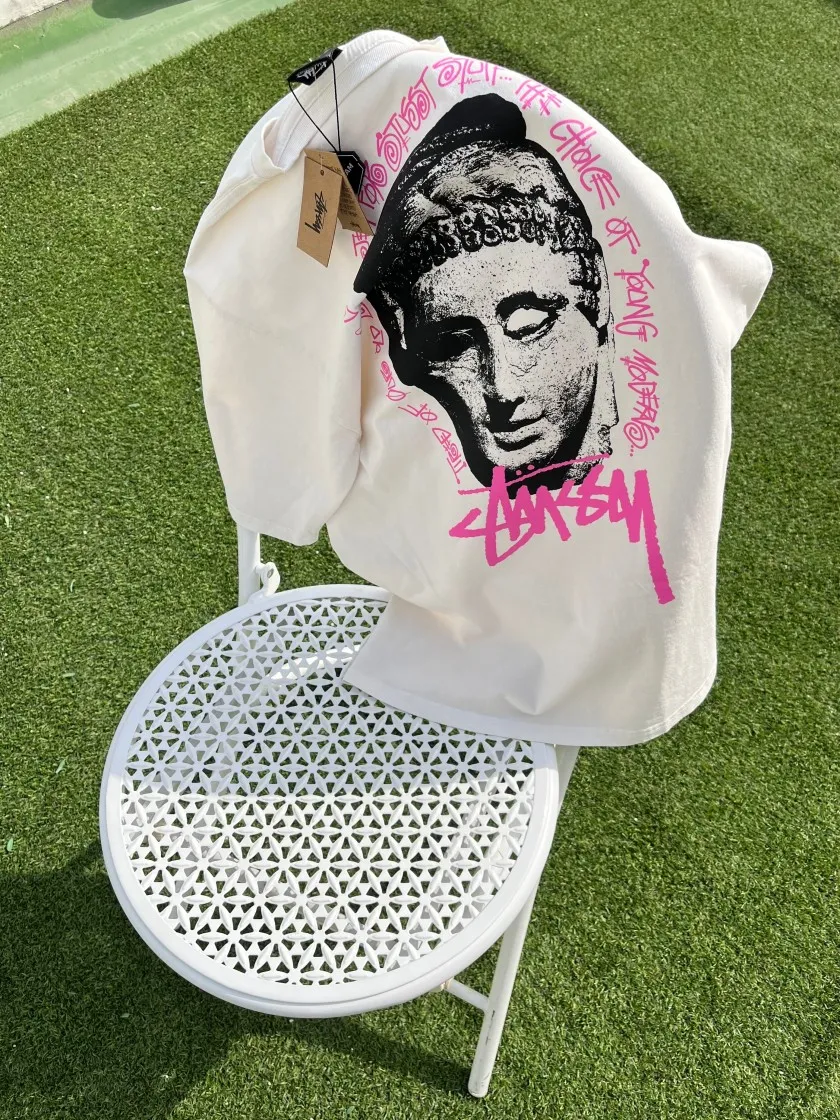 스투시 영 모던스 피그먼트 다이드 티셔츠 내츄럴 thumbnail 3