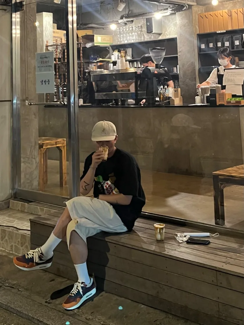 휴먼 메이드 x 카우스 #2 티셔츠 블랙 thumbnail 3