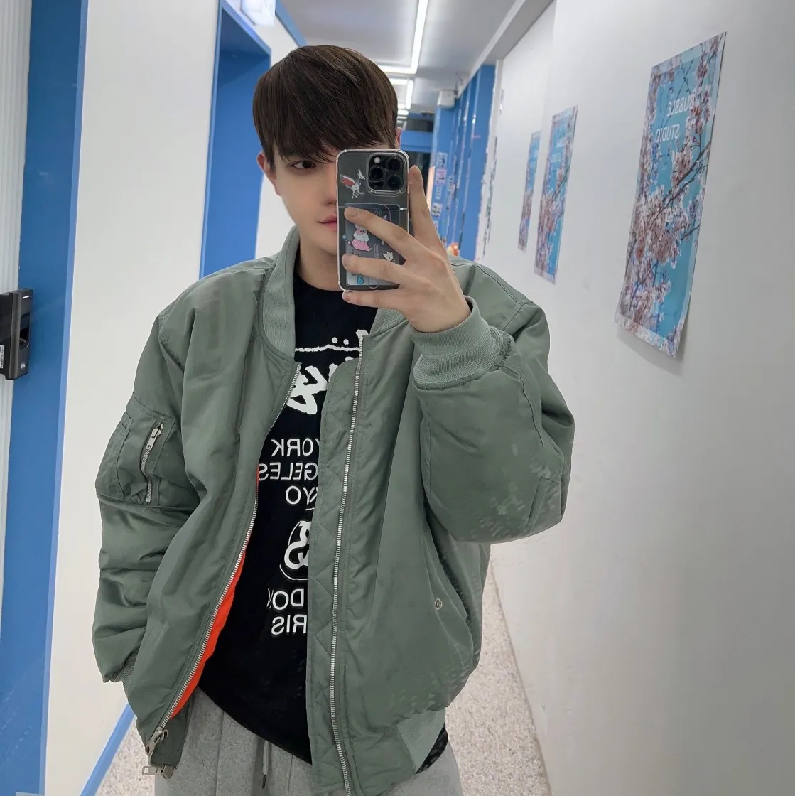 스투시 피그먼트 다이드 스투시 No.4 티셔츠 그레이 thumbnail 4