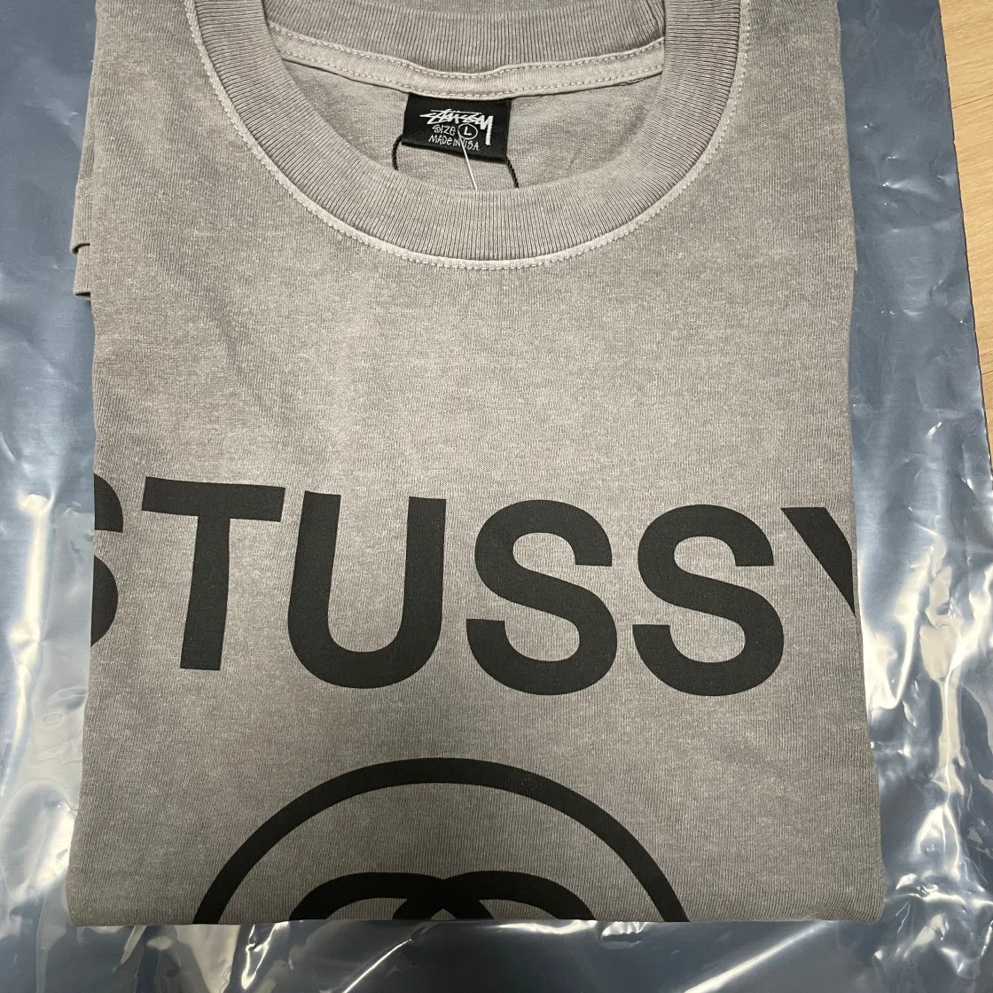 스투시 피그먼트 다이드 스투시 No.4 티셔츠 그레이 thumbnail 5