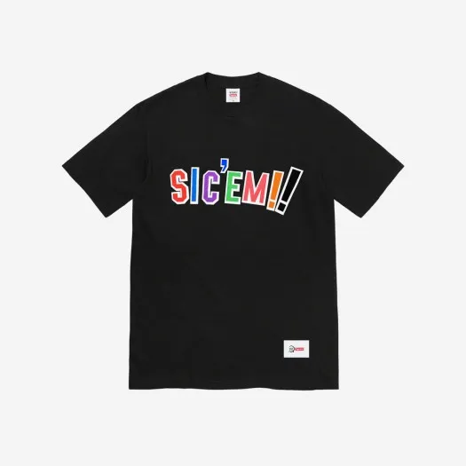 슈프림 x 더블탭스 식'엠! 티셔츠 블랙 - 21FW