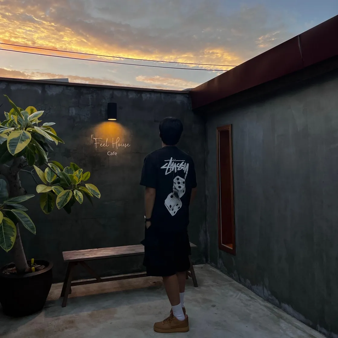 스투시 퍼지 다이스 티셔츠 블랙 thumbnail 5