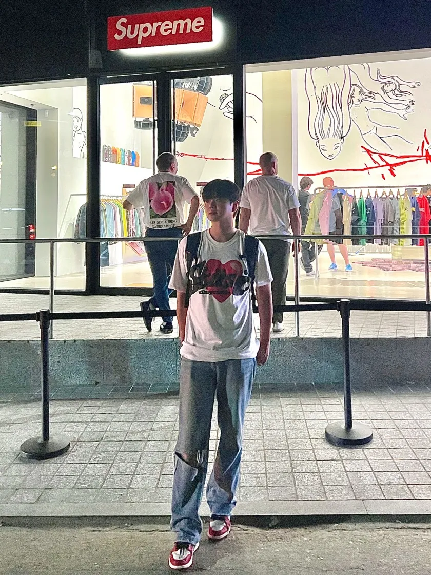 스투시 x CPFM 하트 티셔츠 thumbnail 8