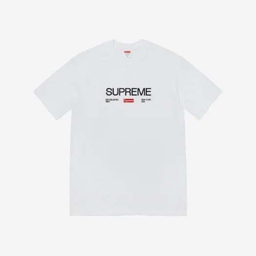 슈프림 Est. 1994 티셔츠 화이트 - 21FW