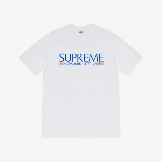 슈프림 누오바 요크 티셔츠 화이트 - 20FW