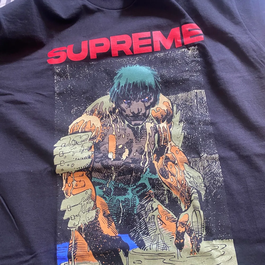 슈프림 로닌 티셔츠 블랙 - 23SS thumbnail 4