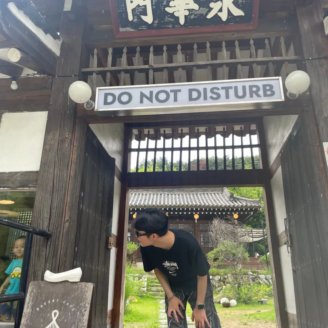 나이키 x 스투시 월드투어 티셔츠 블랙 - 아시아 thumbnail 5