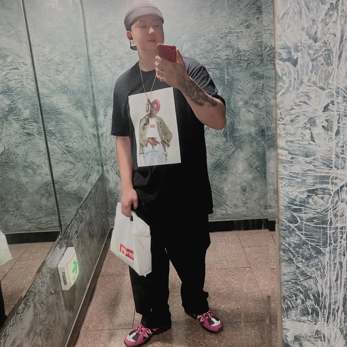 슈프림 안드레 3000 티셔츠 블랙 - 22FW thumbnail 2