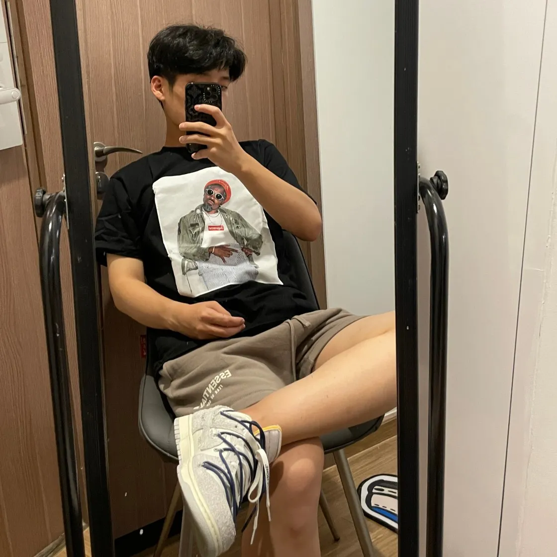 슈프림 안드레 3000 티셔츠 블랙 - 22FW thumbnail 8