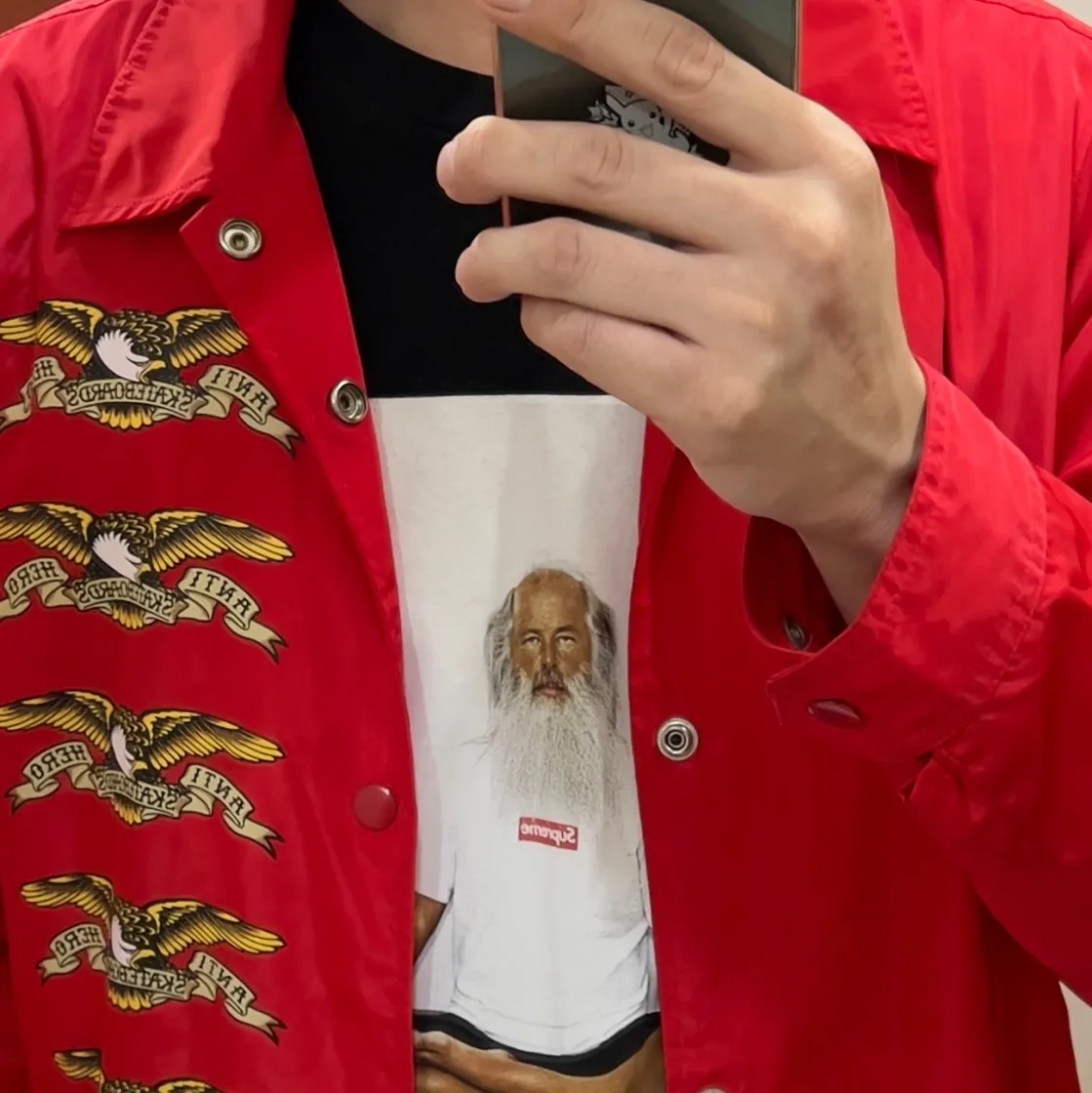 슈프림 릭 루빈 티셔츠 블랙 - 21FW thumbnail 2