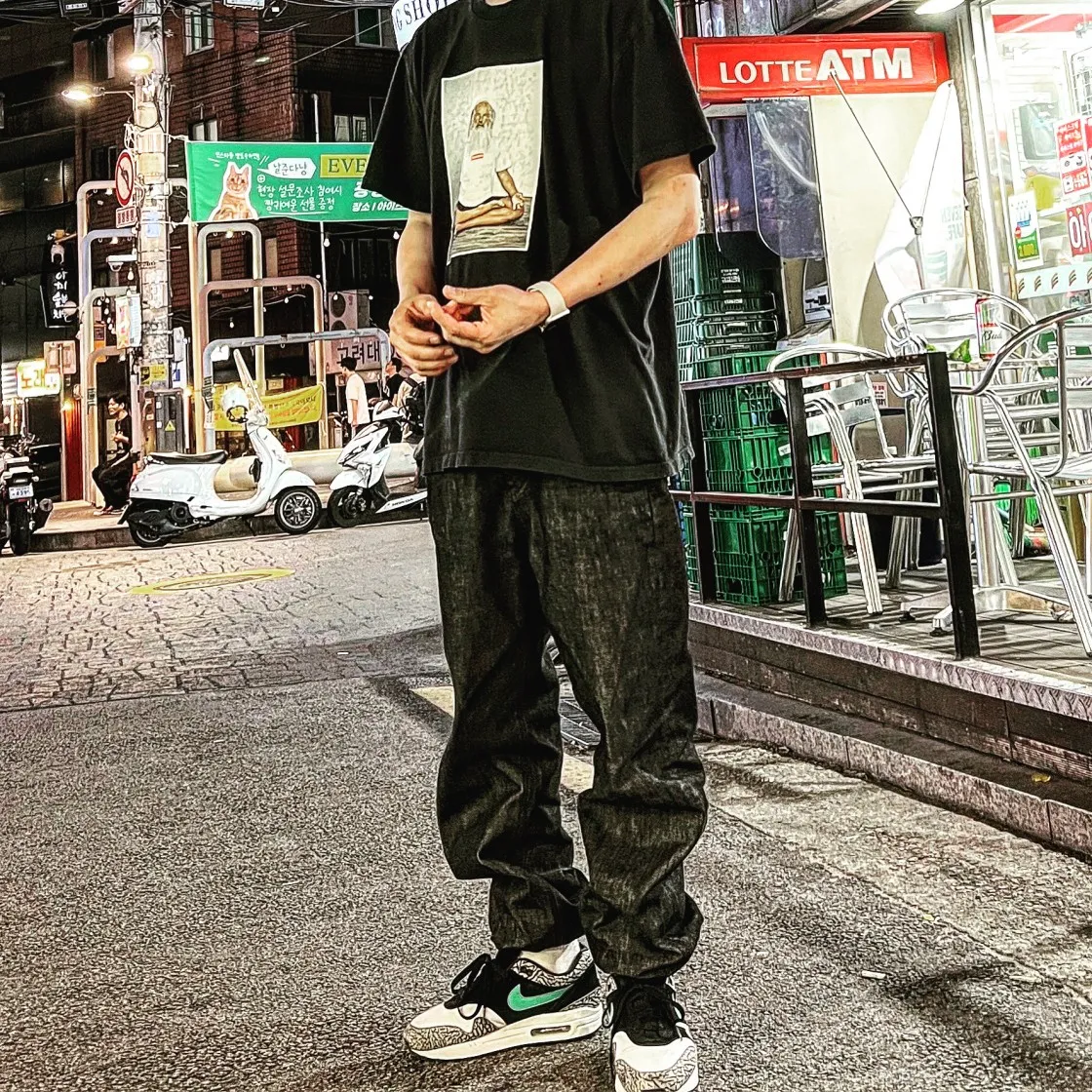 슈프림 릭 루빈 티셔츠 블랙 - 21FW thumbnail 3