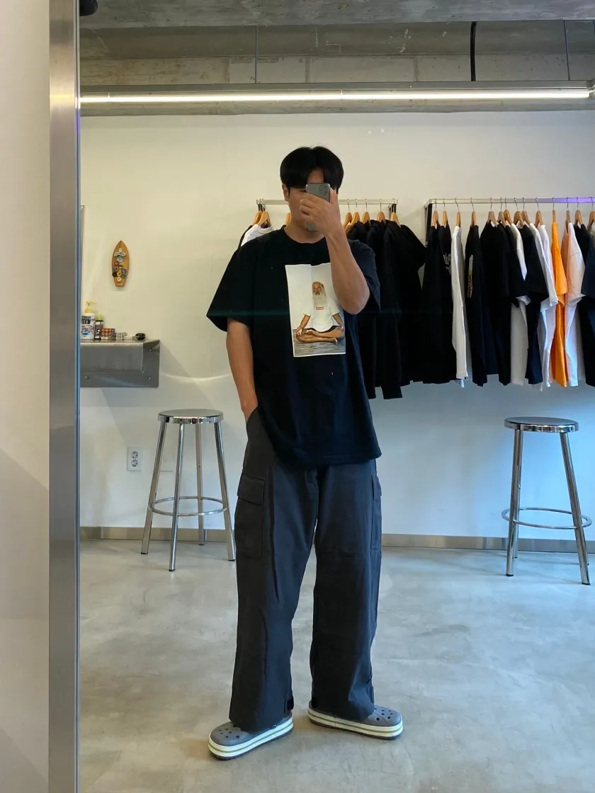 슈프림 릭 루빈 티셔츠 블랙 - 21FW thumbnail 6