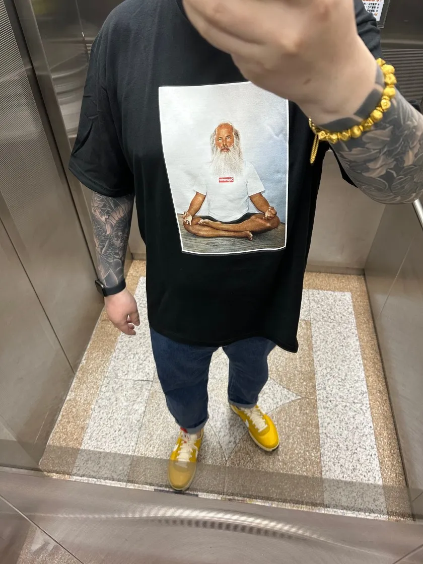 슈프림 릭 루빈 티셔츠 블랙 - 21FW thumbnail 7