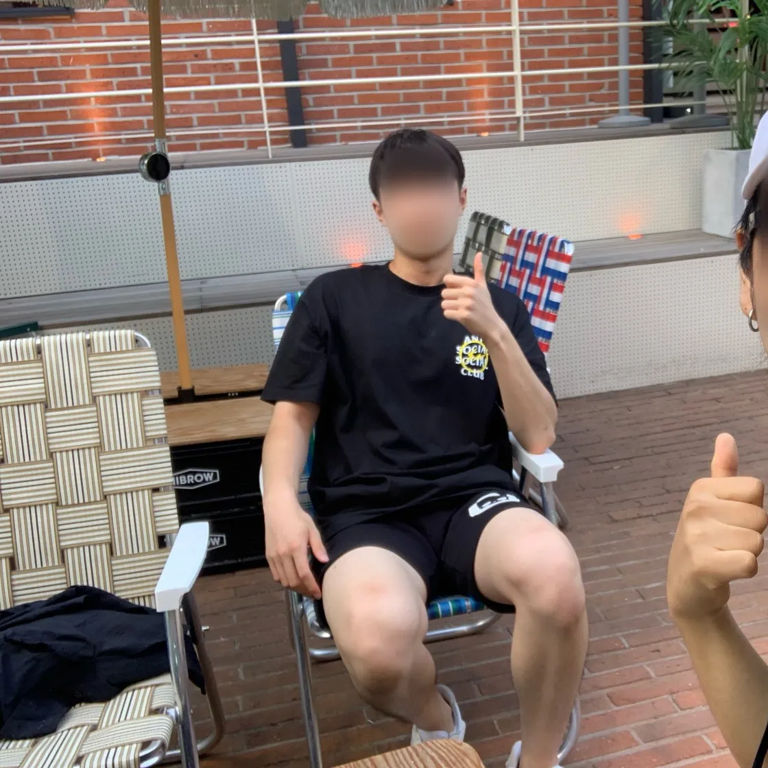 안티 소셜 소셜 클럽 x 프라그먼트 볼트 티셔츠 옐로우 thumbnail 3