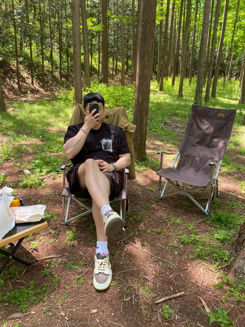 스투시 카멜리아 피그먼트 다이드 티셔츠 블랙 thumbnail 8