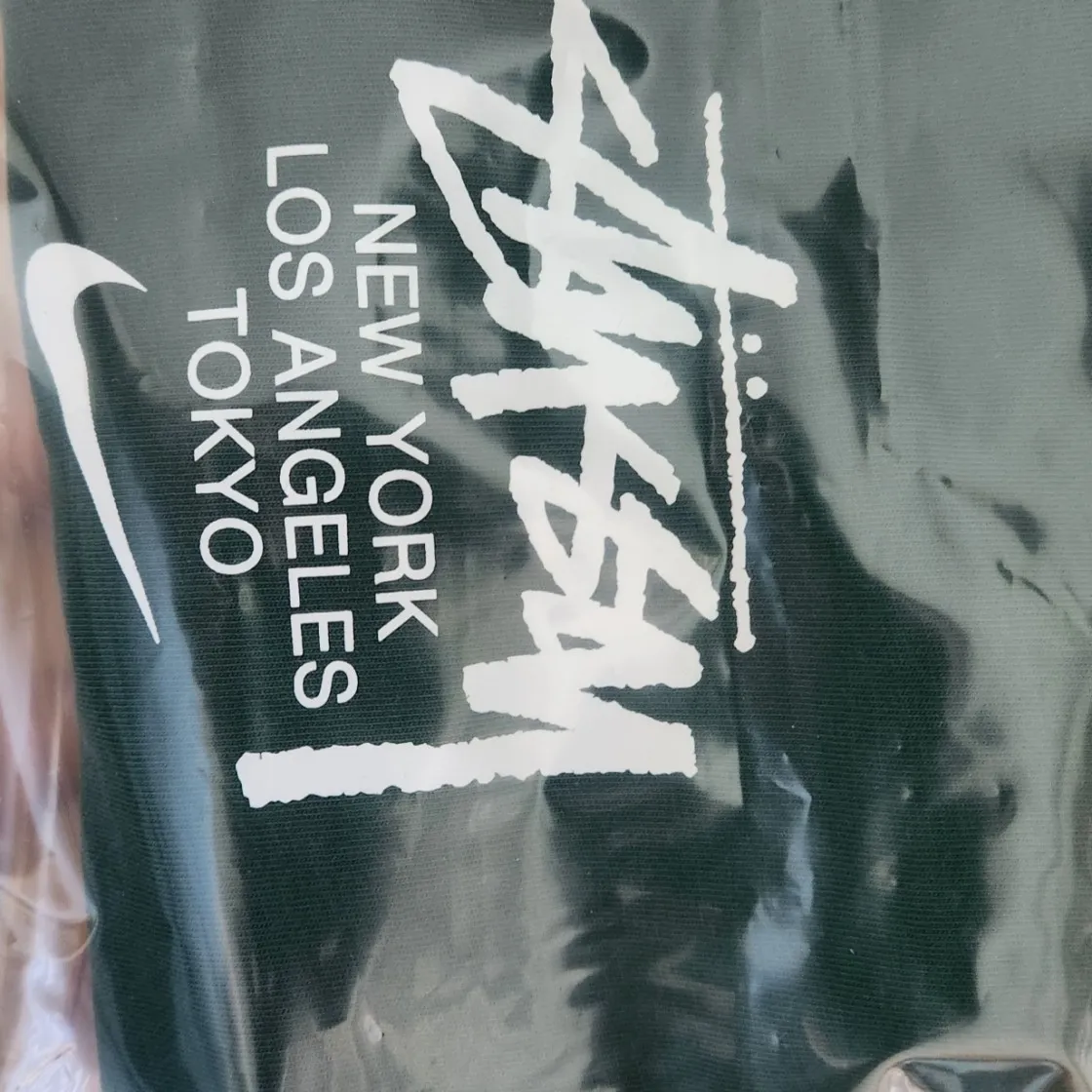 나이키 x 스투시 월드투어 티셔츠 그린 - 아시아 thumbnail 3