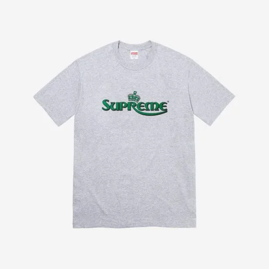 슈프림 크라운 티셔츠 헤더 그레이 - 23SS