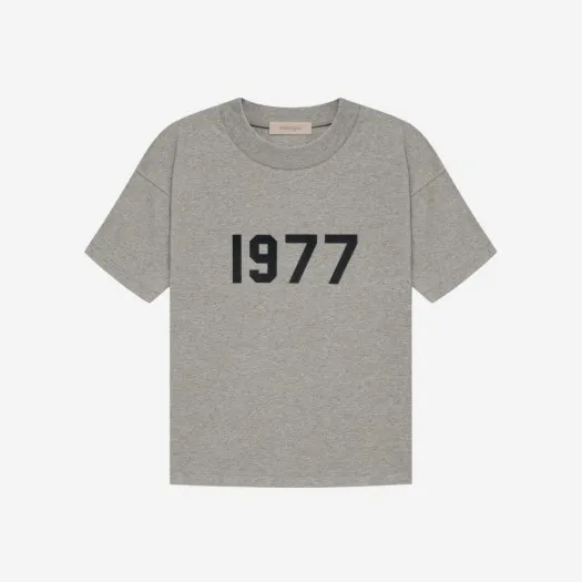 에센셜 1977 티셔츠 다크 오트밀 - 22SS