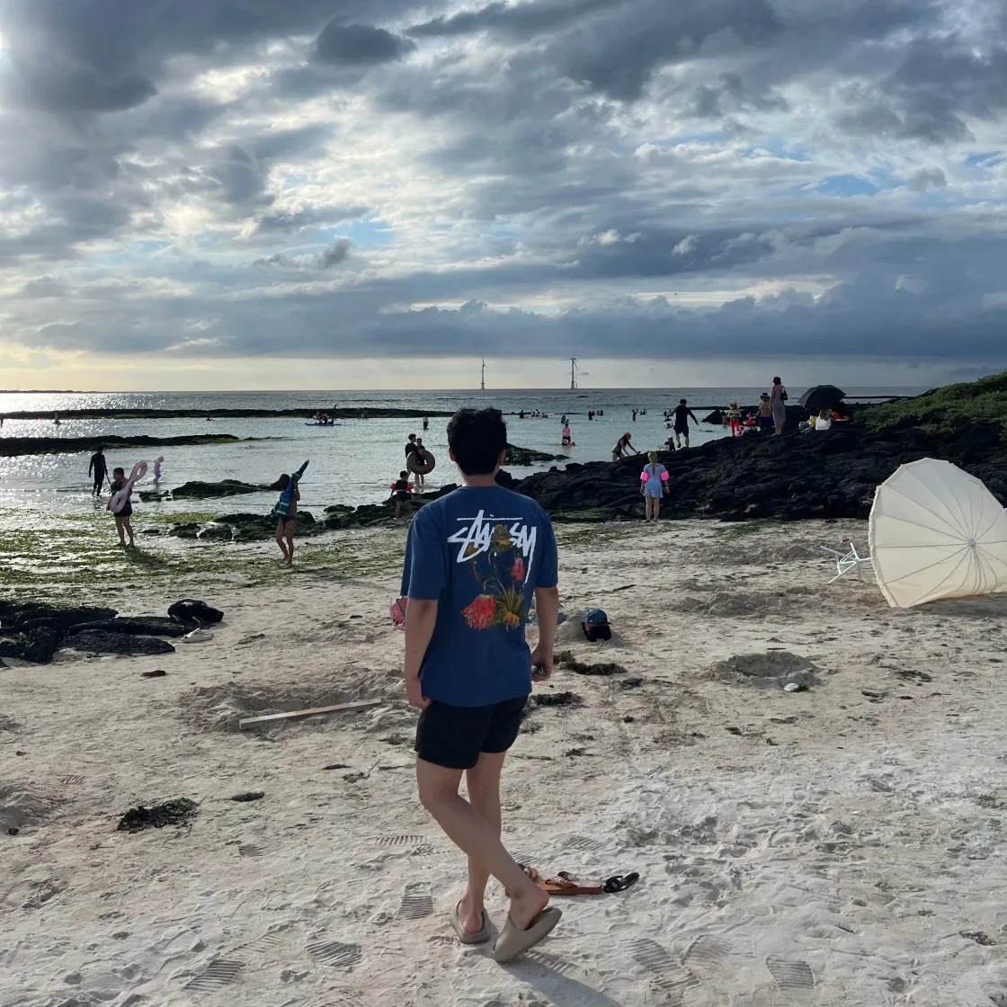 스투시 위더드 플라워 티셔츠 미드나잇 thumbnail 4