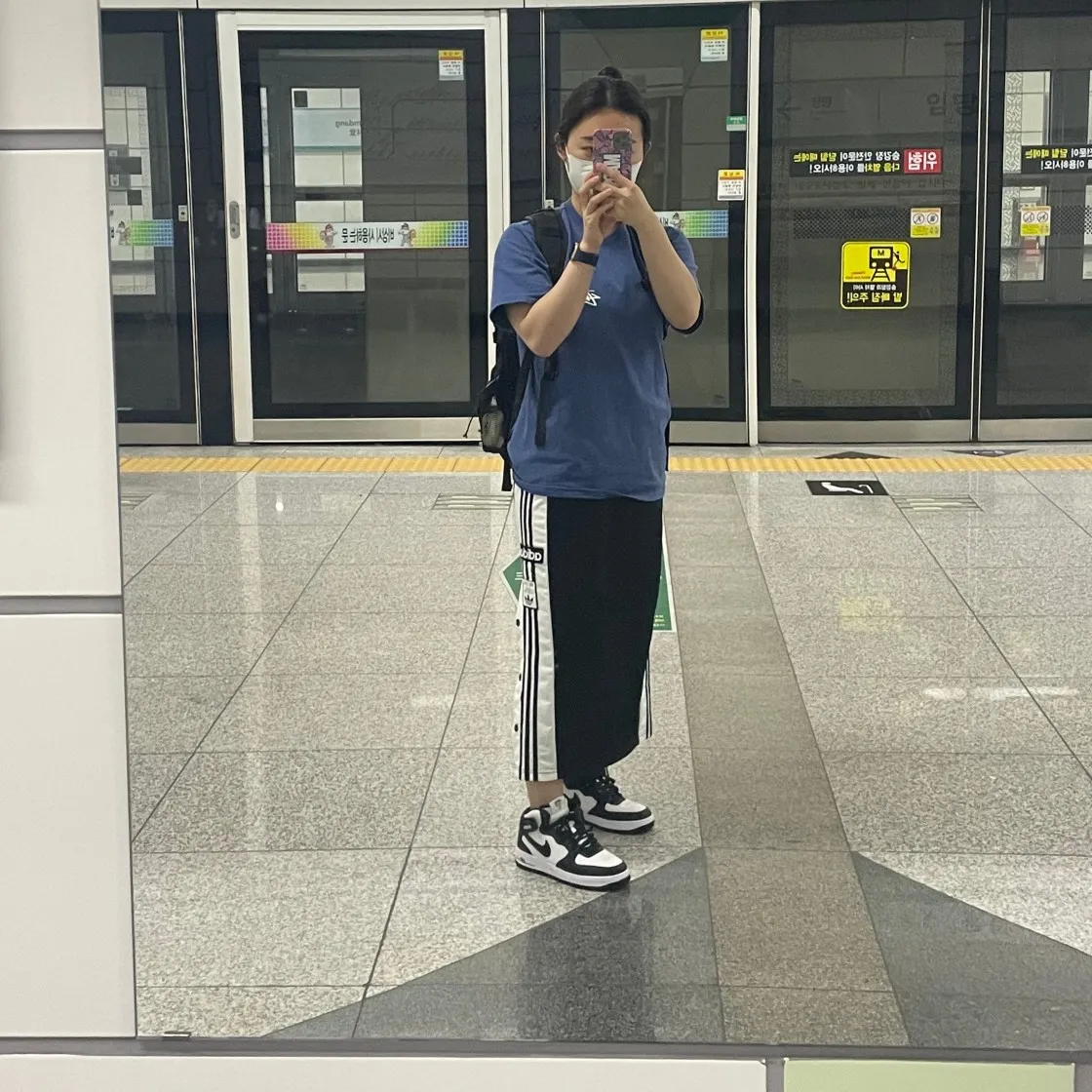 스투시 위더드 플라워 티셔츠 미드나잇 thumbnail 7