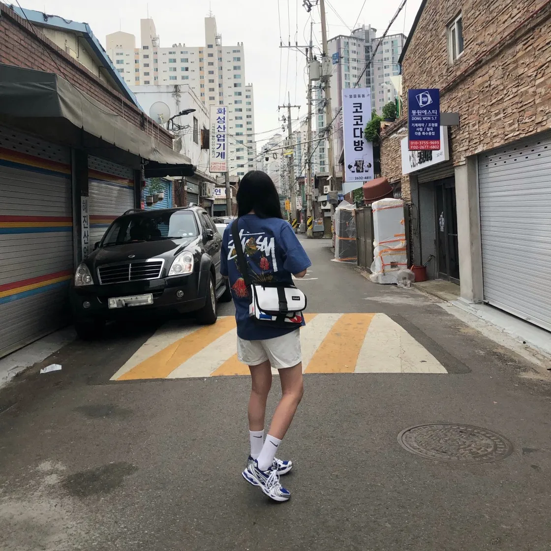 스투시 위더드 플라워 티셔츠 미드나잇 thumbnail 9