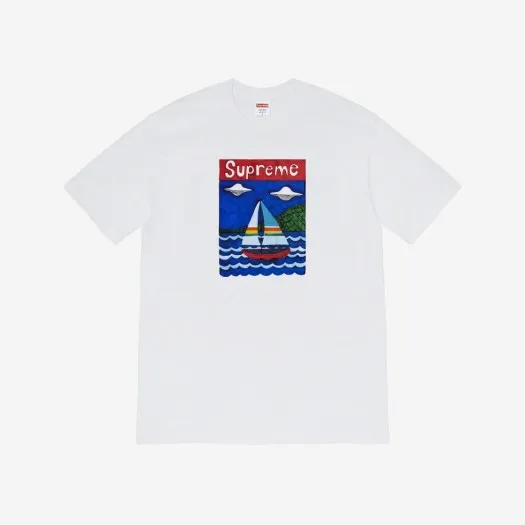 슈프림 세일보트 티셔츠 화이트 - 20SS