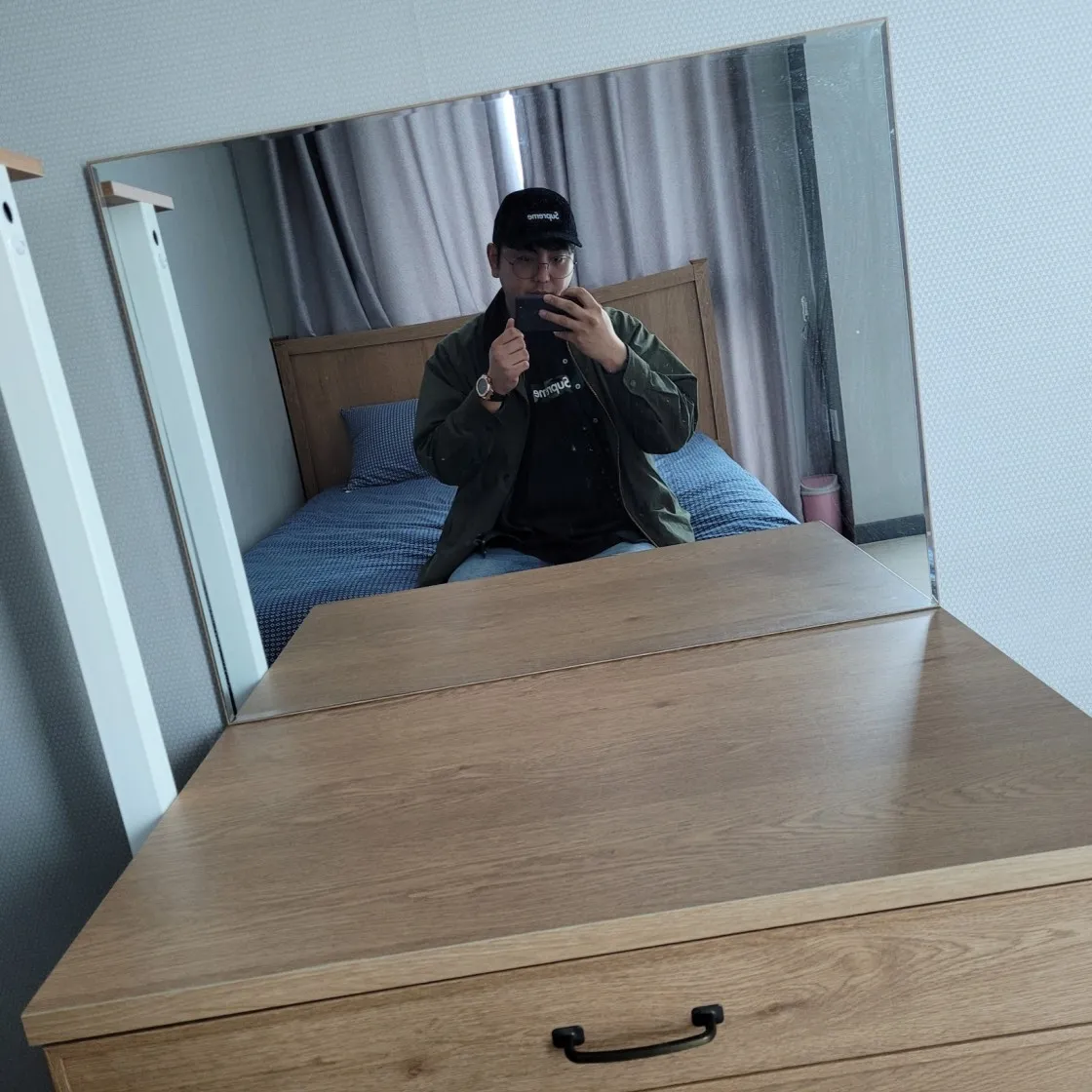 슈프림 박스로고 티셔츠 블랙 - 23FW thumbnail 3