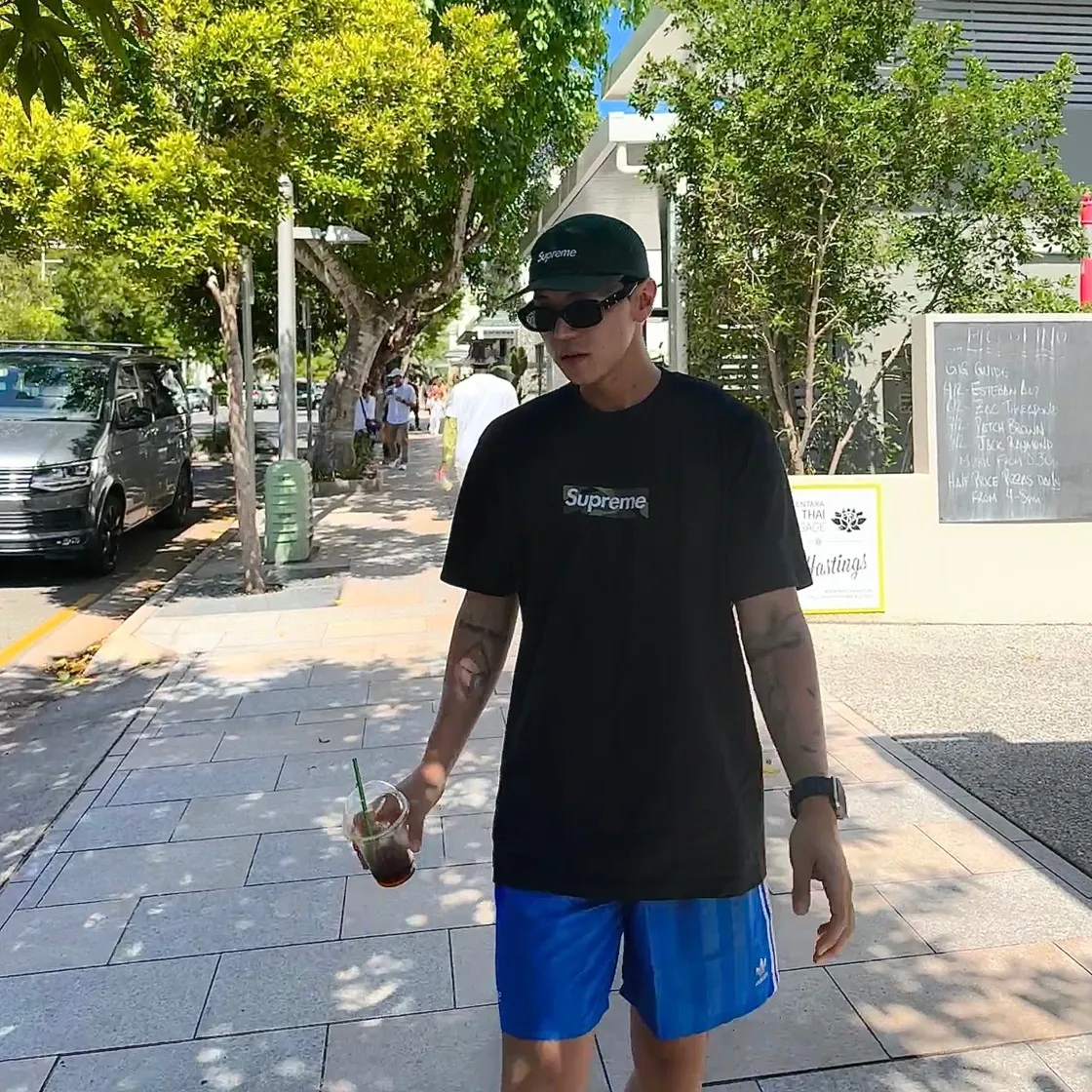 슈프림 박스로고 티셔츠 블랙 - 23FW thumbnail 6