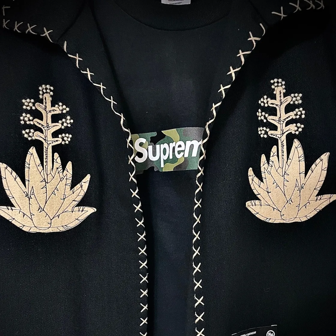 슈프림 박스로고 티셔츠 블랙 - 23FW thumbnail 7