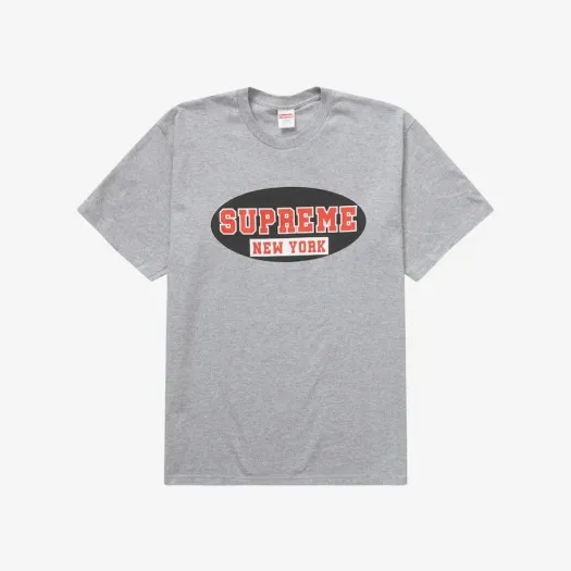슈프림 뉴욕 티셔츠 헤더 그레이 - 23SS