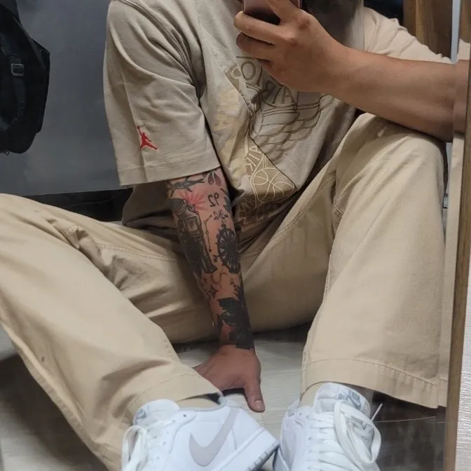 조던 x 트래비스 스캇 숏슬리브 탑 - 아시아 thumbnail 3