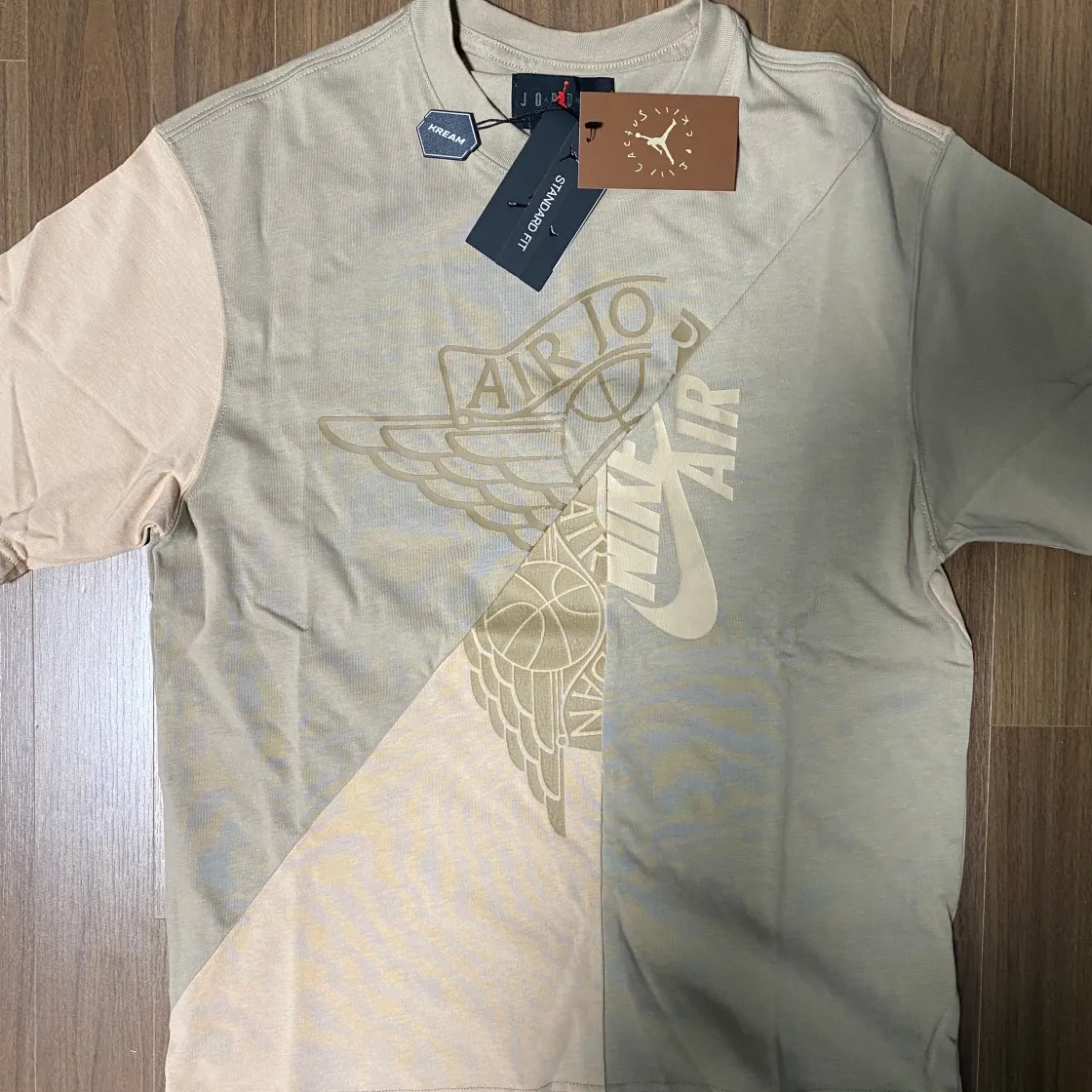 조던 x 트래비스 스캇 숏슬리브 탑 - 아시아 thumbnail 4