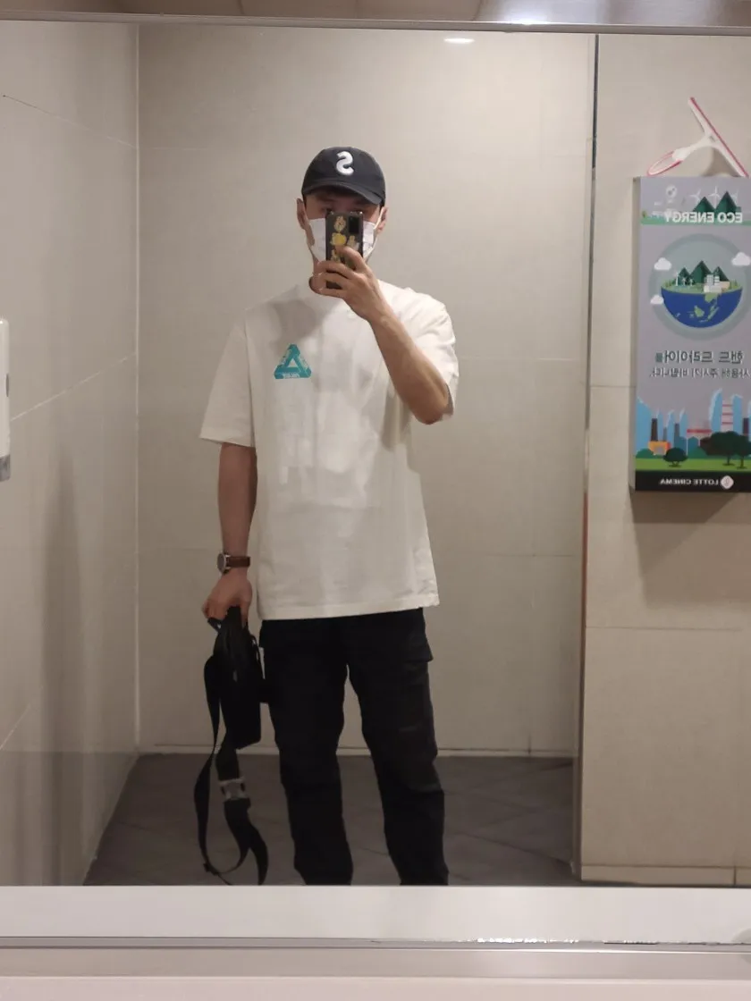 팔라스 리액토 트라이퍼그 티셔츠 화이트 - 23SS thumbnail 7