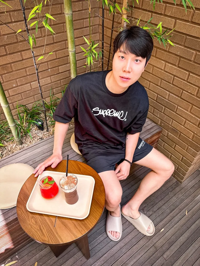 슈프림 핸드스타일 티셔츠 블랙 - 22SS thumbnail 4