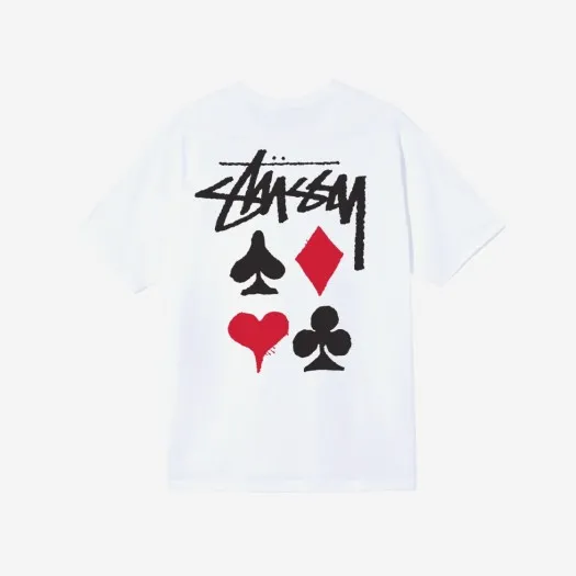 스투시 풀 덱 2 티셔츠 화이트