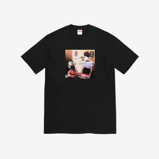 슈프림 안티히어로 커브 티셔츠 블랙 - 22SS