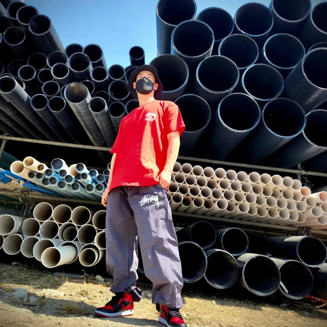 스투시 스탁 도버 스트리트 마켓 LA 티셔츠 레드 thumbnail 7