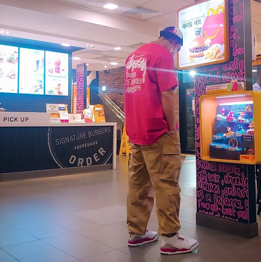 스투시 스탁 도버 스트리트 마켓 LA 티셔츠 레드 thumbnail 8