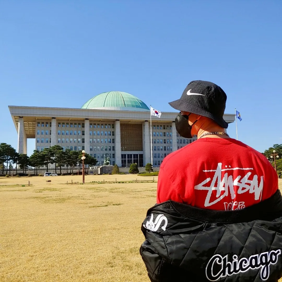 스투시 스탁 도버 스트리트 마켓 LA 티셔츠 레드 thumbnail 9