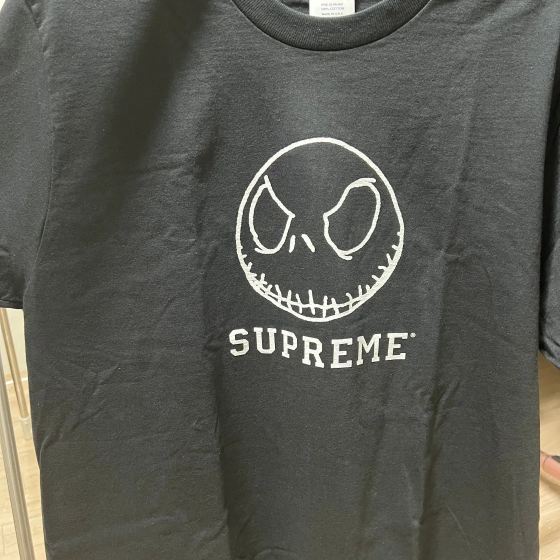 슈프림 스켈레톤 티셔츠 블랙 - 23FW thumbnail 8