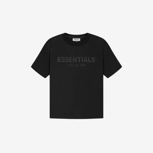 에센셜 티셔츠 블랙 - 21SS