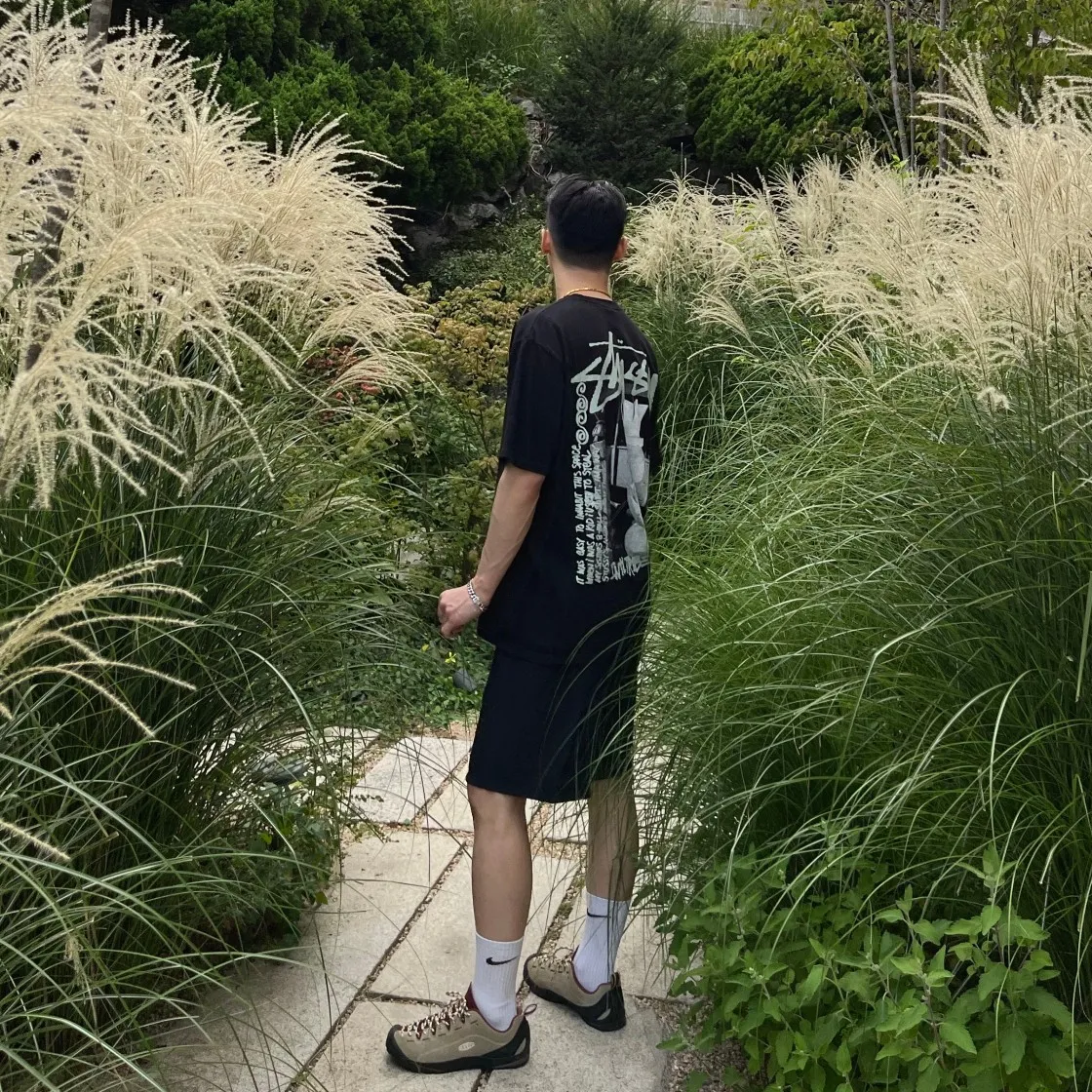 스투시 란딘 티셔츠 블랙 thumbnail 7