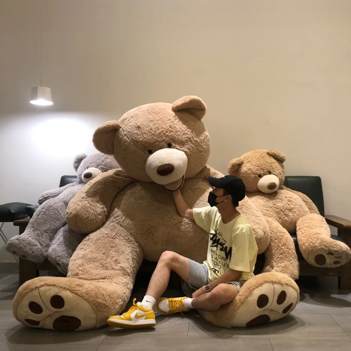 스투시 월드투어 티셔츠 페일 옐로우 2021 thumbnail 8